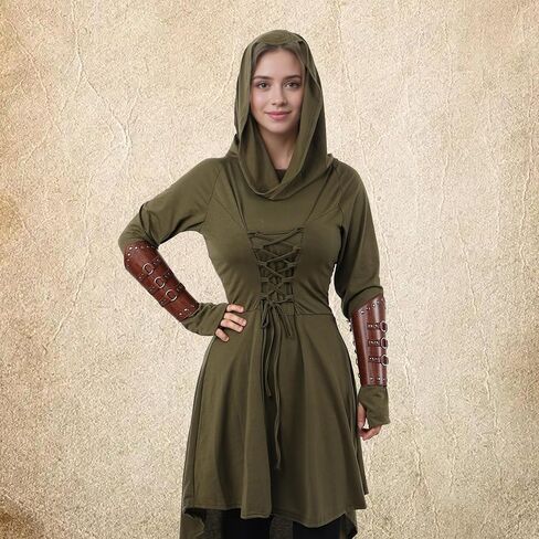 واقي ذراع الجلود في العصور الوسطى التي لا تقهر من القرون الوسطى مع مشبك حزام - قفازات مثالية لحارس ذراع الرماية ، أذرع الكفة in Kuwait