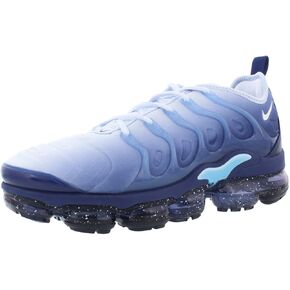 Nike Men's Air Vapormax Plus Running Shoes (10, Coastal Blue/White/Light Blue/Blue Void)