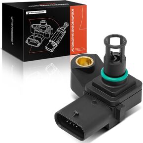 A-Premium Manifold Pressure (MAP) Sensor [4 Pins] Compatible with BMW 330e, 330i, 330i xDrive, 340i, 530i, 540i, X3, 430i, 430i Gran Coupe, 430i xDrive, 740i, 230i, X4, M240i & Toyota GR Supra