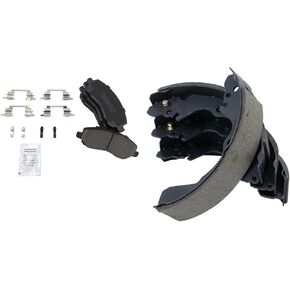 TRQ Brake Pads Ceramic Compatible with 2001-2005 Mitsubishi Eclipse 2001-2003 Galant