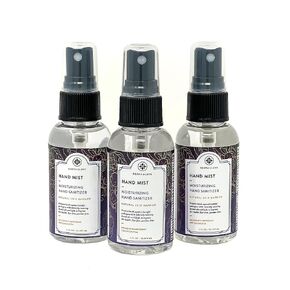 HAND MIST TRAVEL KIT– Hand Sanitizing Spray, Protects Skin and Provides Moisture. Vitamins A, C and E, Naturally Scented Persimmon – 2 Fl Oz (Pack of 3)