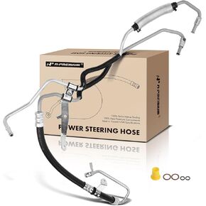 A-Premium Power Power Pressure & Return Hoses Line Assembly متوافقة مع Scion TC 2005 2006 2007 2008 2008 2010 ، 2.4L ، مع O-Ring & Washer ، Gear to Cooler
