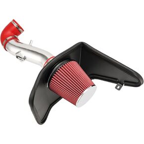 PHILTOP 3.5 "نظام كمية الهواء البارد + درع الحرارة متوافق مع شيفروليه كامارو 2010-2011 V6 3.6L ، الأداء العالي ، الأحمر