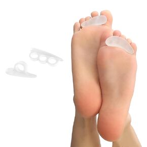 Bukihome Hammertoe Complicted Extenerers - 16 PCS يدعم قمة النساء والرجال - إعادة تنظيم عازمة ، ملتوية ، ملعقة ، مخلب ، أصابع مطرقة ، دعامة السكري - Clear