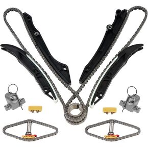 Timing Chain Kit Compatible With Ford F150 Mustang 2011-2015 5.0L 302CID COYOTE 50 Replace For: BR3Z-6268-B, BR3Z-6268-A