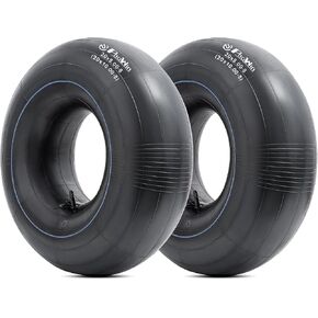 2-PCS 20x8.00-8/20x10.00-8 أنبوب داخلي بديل مع TR13 مستقيم صمام جذع متوافق مع أصوات العجلات ، والزر ، والشاحنات اليدوية وأكثر 20x8.00-8/20x10.00-8 أنابيب الإطارات