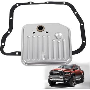 42RE 44RE 46RE 47RE 48RE OILLER TRANSMISMATION FILTER PAN PAN KIT FOR 1998-2010 DODGE RAM 1500 2500 3500 DAKOTA DURANGO GRAND CHEROKEE يحل محل# 52118789 5211-8789 in Kuwait