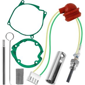 7pcs Glow Plug Repair Kit,12V 2KW 5KW 8KW Glow Plug Ceramic,Glow Plug Heater Repair Parts,Glow Ignition Plug Kit,Heater Accessories for Car Truck Boat