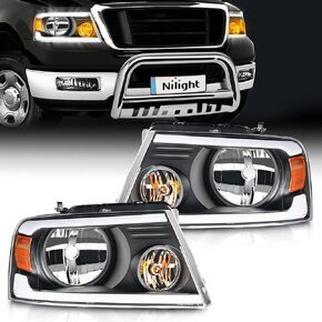 مجموعة Nilight Wanillight متوافقة مع 2004 2005 2006 2007 2008 Ford F150 REAL LAMP RASTER