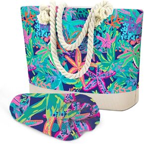 Senjian Pink Bow Beach Taild Sand Free Quick Free Bow Bow Bow Bow Paile و Tote Bag Lites Beachs Essential