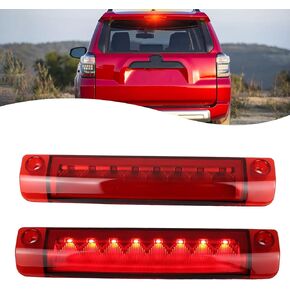 قادت العدسة المدخنة بديلاً ثالثًا للفرامل الإضاءة في تويوتا 4Runner Highlander Prius Sienna ، مصباح توقف High Mount High مع حشية الختم (Somked)