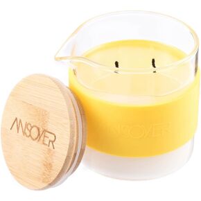 Massage Oil Candles, Lotion & Body Oil Candles, Soy Based, Pineapple Scent, 10.58OZ/ 300g