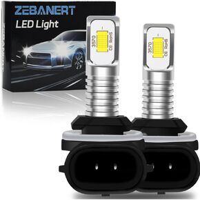 886/894/862 Fog lamps Bulbs Compatible with Polaris Ranger 400 500 570 700 800 900 Light Bulbs, 400% Brightness 12000LM 6000K White Ligh,Plug and play,Pack of 2