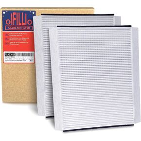 Cabin Air Filter for Volvo VNL 780 760 860 670 630; VN 780 670; VH VHD VNM Trucks, Replace AF26405 P606555, 20435801, PA10187, 49084, PA4681 with Spongy Electrostatic Fiber (2)