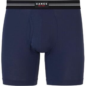 Hanes Men's Perfect Flex Breathable Boxer Brief Underwear, Lightweight Luxe Modal Blend, Supportive Pouch, 1-Pack