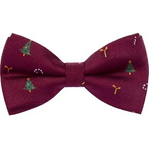 Branduce Men's Christmas Bow tie Pre-tied Party Festival Pattern Bowtie