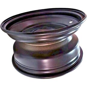 4 BOLT 10 "X4.75" حافة العجلات الأمامية لـ 150cc Taotao ATA150D 150GK ATVs و GO-KARTS ، فتحات الترباس 10 مم ، أسود