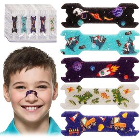 30pcs Small Size Kids Nasal Strips for Snoring, 1.73 * 0.55'' Breathe Right Nose Strips for Boys and Girls, Sleep Tape to Stop Snoring for Children, Kids Nasal Strips for Breathing