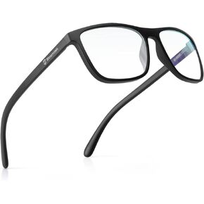 Bloomoak Clear Night Driving Glasses, Non-Tinted Night Vision Glasses with Anti Reflective Coating