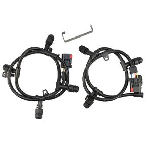 4C2Z-12A690-BA 5C3Z-12A690-A Fit for Powerstroke 6.0 Glow Plug Harness Ford F250 F350 F450 Super Duty 2004 2005 2006 2007 2008 2009 2010, Glow Plug Harness Kit, Includes Left Right Harness