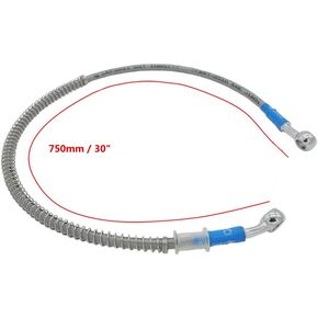 S Syuu 750mm 75cm M10 M10 مقوى للفرامل الهيدروليكية خط خرطوم خرطوم بانجو المناسب