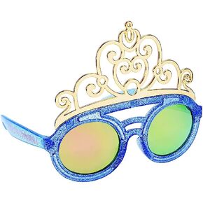 Sun-Staches Disney Cinderella Sunglasses | ملحق الأميرة أزياء | UV 400 | حجم واحد يناسب أكثر