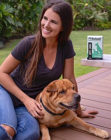 Extend - Joint Care for Dogs - 1 Month Supply - Glucosamine for Dogs with MSM & Ascorbic Acid - Pure Grade Ingredients. in Kuwait