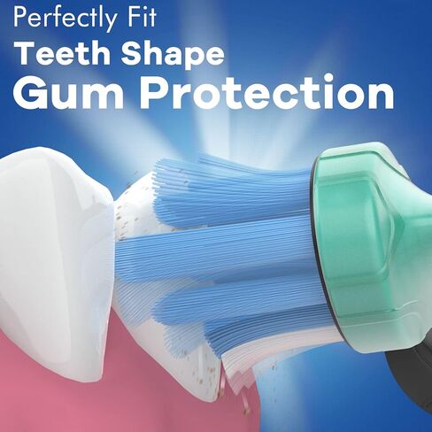 برايت ديل رؤوس فرشاة اسنان كهربائية سونيكير بروتكتيف كلين دايموند كلين ديلي كلين ايزي كلين هيلثي وايت اكسبرت كلين W C2 G2 C3 G3 W3 C1 فرشاة اسنان كهربائية سونيك 4100 5100 ابيض، 10 قطع in Kuwait