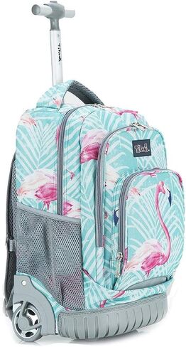 Tilami Rolling Backpack for Kids 18 inch Boys and Girls Laptop Backpack,Bicycle in Saudi Arabia