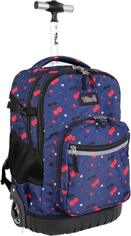 Tilami Rolling Backpack for Kids 18 inch Boys and Girls Laptop Backpack,Bicycle in Saudi Arabia