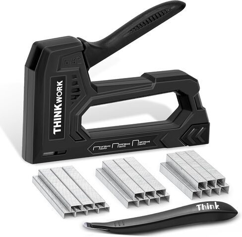 THINKWORK Pink Staple Gun Tool Set, 25 Piece Lady‘s Home Tool Kit with 3-in-1 Upholstery Staple Gun, Staple Remover, Women Stapler Gun Kit for DIY Decoration, Wood, Carpentry, Fabric, Crafts in Kuwait