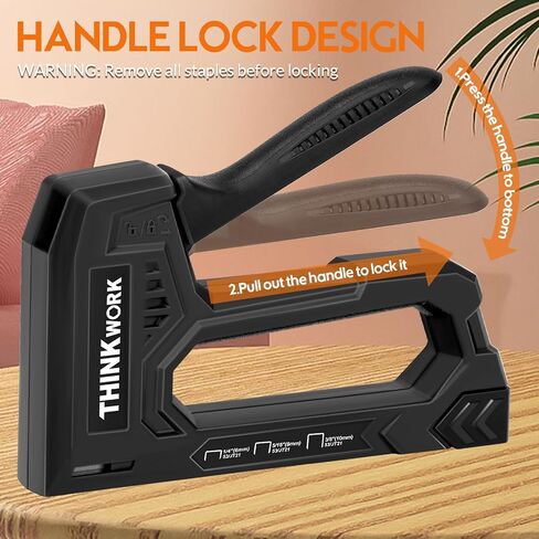 THINKWORK Pink Staple Gun Tool Set, 25 Piece Lady‘s Home Tool Kit with 3-in-1 Upholstery Staple Gun, Staple Remover, Women Stapler Gun Kit for DIY Decoration, Wood, Carpentry, Fabric, Crafts in Kuwait
