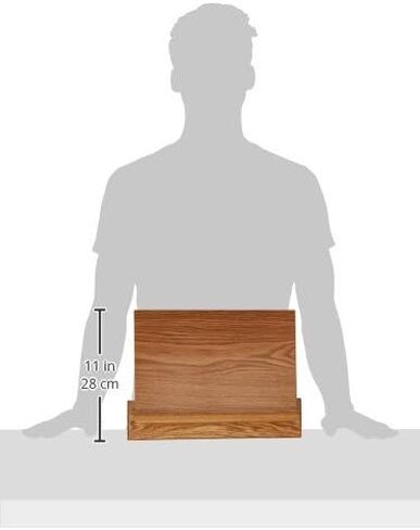 Wooden Mallet Square-Mount Open-End File Holder, HIPAA Compliant, Letter Size, Mahogany in Saudi Arabia