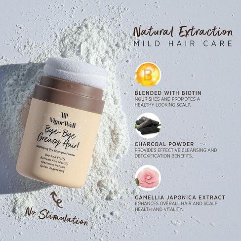 Dry Shampoo Powder, Dry Shampoo for Women, Powder Dry Shampoo, Dry Shampoo for Dark Hair, Travel Size Dry Shampoo, Non Aerosol Dry Shampoo, Non Toxic Dry Shampoo, Natural Dry Shampoo Travel Size in Saudi Arabia