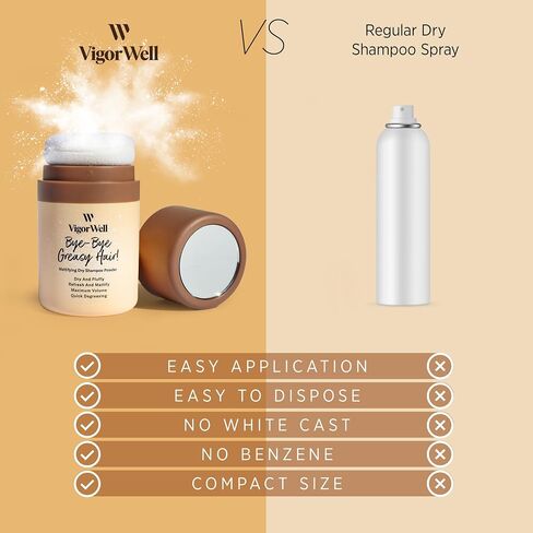 Dry Shampoo Powder, Dry Shampoo for Women, Powder Dry Shampoo, Dry Shampoo for Dark Hair, Travel Size Dry Shampoo, Non Aerosol Dry Shampoo, Non Toxic Dry Shampoo, Natural Dry Shampoo Travel Size in Saudi Arabia