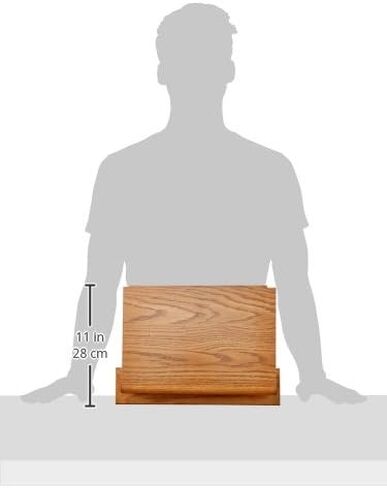 Wooden Mallet Square-Mount Open-End File Holder, HIPAA Compliant, Letter Size, Mahogany in Saudi Arabia