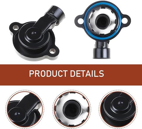 2 PCS Idle Speed Control Valve Sensor + Throttle Position Sensor Kit, 17113625 17113598 Replacement, Compatible with Buick Cadillac Chevrolet Pontiac (Silver & Black) in Kuwait