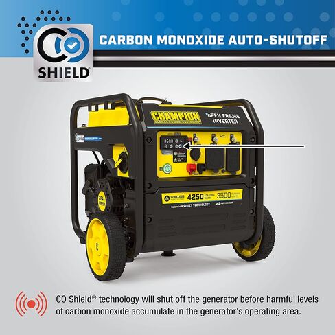 Champion Power Equipment 200961 2500-Watt Dual Fuel Portable Inverter Generator, Ultralight in Kuwait
