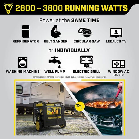 Champion Power Equipment 200961 2500-Watt Dual Fuel Portable Inverter Generator, Ultralight in Kuwait