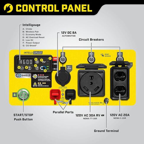 Champion Power Equipment 200961 2500-Watt Dual Fuel Portable Inverter Generator, Ultralight in Kuwait