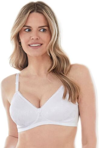 Bestform Women's 5006222 Floral Jacquard Wireless Soft Bra with Lightly-Lined Cups in Saudi Arabia