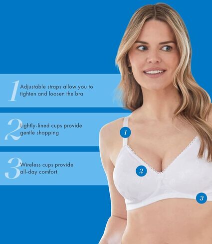 Bestform Women's 5006222 Floral Jacquard Wireless Soft Bra with Lightly-Lined Cups in Saudi Arabia