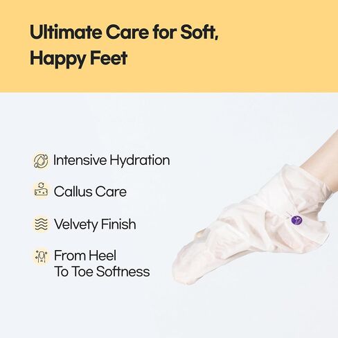 New Epielle Relaxing and Nourishing Lavender Socks and Gloves | Moisturizing and Relaxing Cream & Lotion | 12 Pack | Beauty Gifts | Gift Set for Women| Spa Gift for Women. Mothers Day Gifts in Kuwait