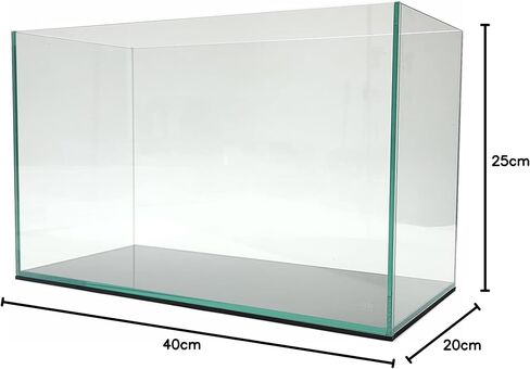 Lifegard Aquatics حوض سمك زجاجي شفاف بدون إطار سعة 10 جالون 5 مم (20.07 بوصة × 9.84 بوصة × 12.60 بوصة) in Kuwait