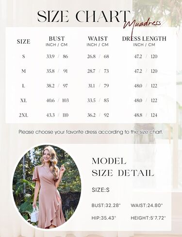 MUADRESS Ruffle Sleeve V Neck Women Formal Dress Wrap Midi Slit Cocktail Wedding Party Mermaid Dresses in Saudi Arabia