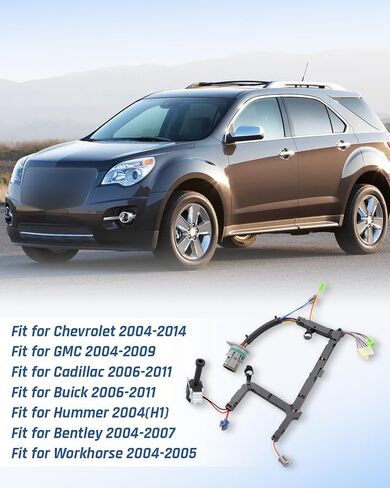 4L60E Internal Harness w/Lock-Up TCC Solenoid 03-06 Replace 4L60 350-0061 Fit for Chevrolet GMC Cadillac Buick Hummer Bentley Workhorse St: internal harness w/lock-up tcc solenoid in Saudi Arabia