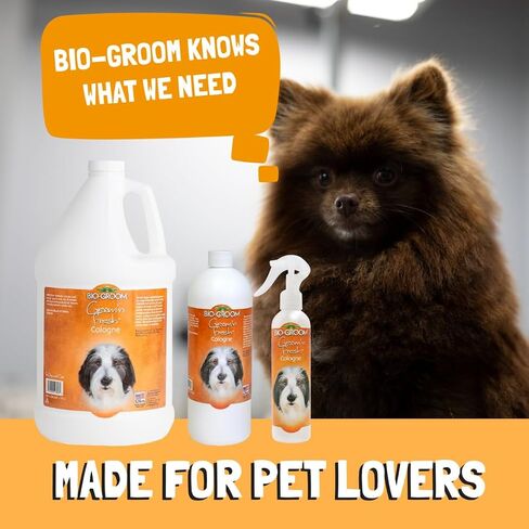 Bio-Groom Groom'n Fresh Dog Cologne – Deodorizing Spray, Dog Bathing Supplies, Puppy Wash, Cat & Dog Grooming Supplies, Cruelty-Free, Made in USA, Dog Perfume – 32 fl oz 1-Pack in Saudi Arabia