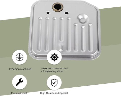 42RE 44RE 46RE 47RE 48RE OILLER TRANSMISMATION FILTER PAN PAN KIT FOR 1998-2010 DODGE RAM 1500 2500 3500 DAKOTA DURANGO GRAND CHEROKEE يحل محل# 52118789 5211-8789 in Kuwait