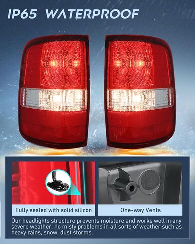 Nilight Taillight Assembly Compatible with 2004 2005 2006 2007 2008 Ford F150 Rear Lamp Replacement OE Style Passenger Side in Saudi Arabia