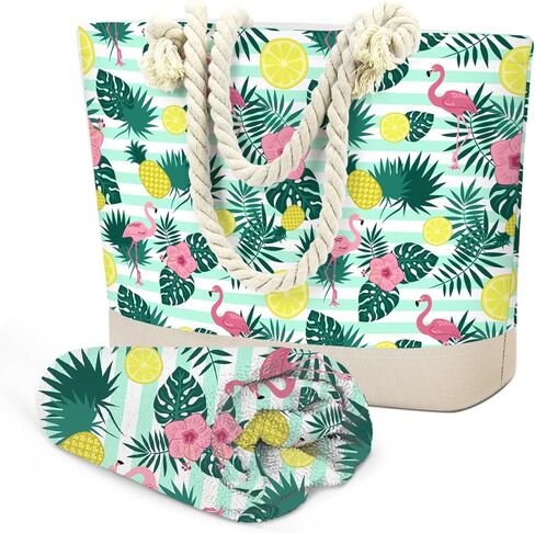 Senjian Pink Bow Beach Taild Sand Free Quick Free Bow Bow Bow Bow Paile و Tote Bag Lites Beachs Essential in Kuwait